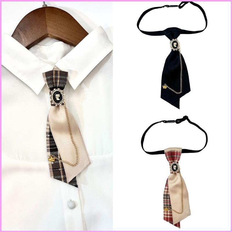 INF Ivy League Styles Chain Tie สําหรับวัยรุ่นผู้ใหญ่ชุด Tie สําหรับกิจกรรมโรงเรียน