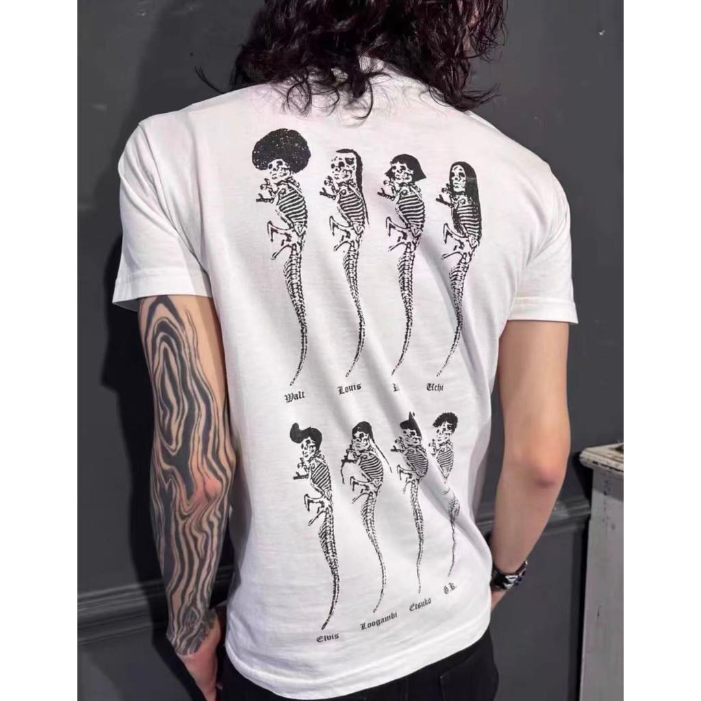 CH เสื้อยืดแขนสั้น Lizard Man Family Portrait สไตล์ใหม่