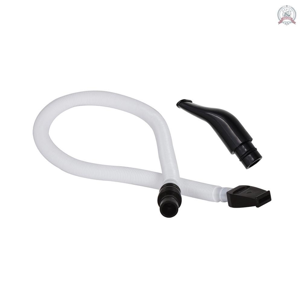 [JOFP] 57cm / 22.4in Long Flexible Plastic Melodica Pianica Tube with a Black Mouthpiece