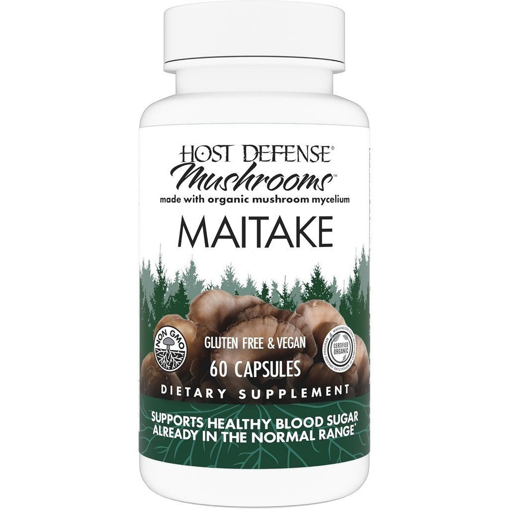Host Defense Mushroom Capsules-อาหารเสริมเพื่อสุขภาพภูมิคุ้มกันและเซลล์-อาหารเสริมสมุนไพรบรรจุแบคทีเ