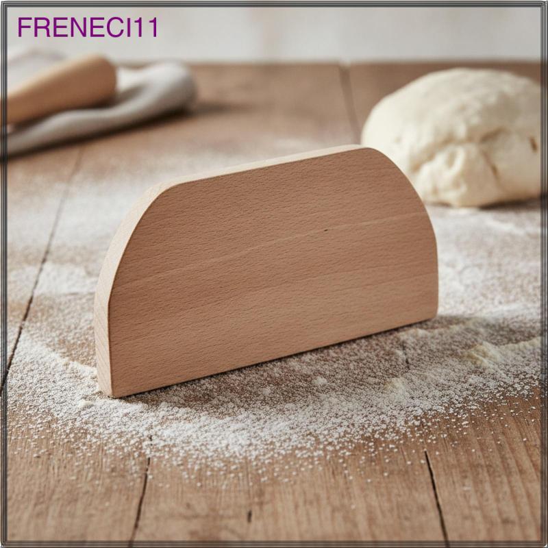 [freneci11] Pastry Scraper Unfinished Bench Scraper Pastry Cutter เครื่องมือห้องครัวแบนยาวนานสําหรับ