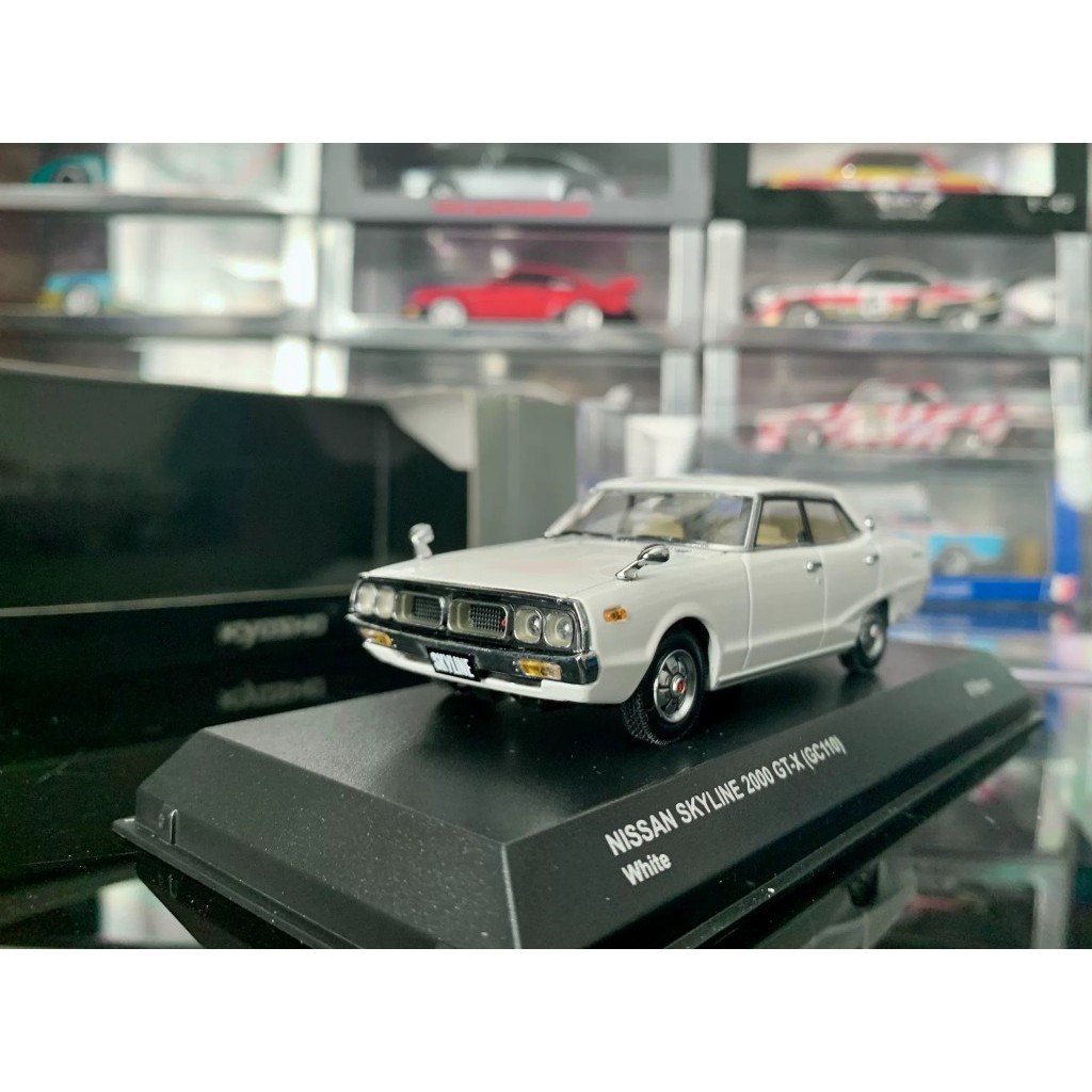 [สต๊อกพร้อม] Jingshang 43 Nissan Skyline 2,000 GT-X GC110 Car New Lacquer สวยไม่มีตู้สถานีเล่นไม่มีช
