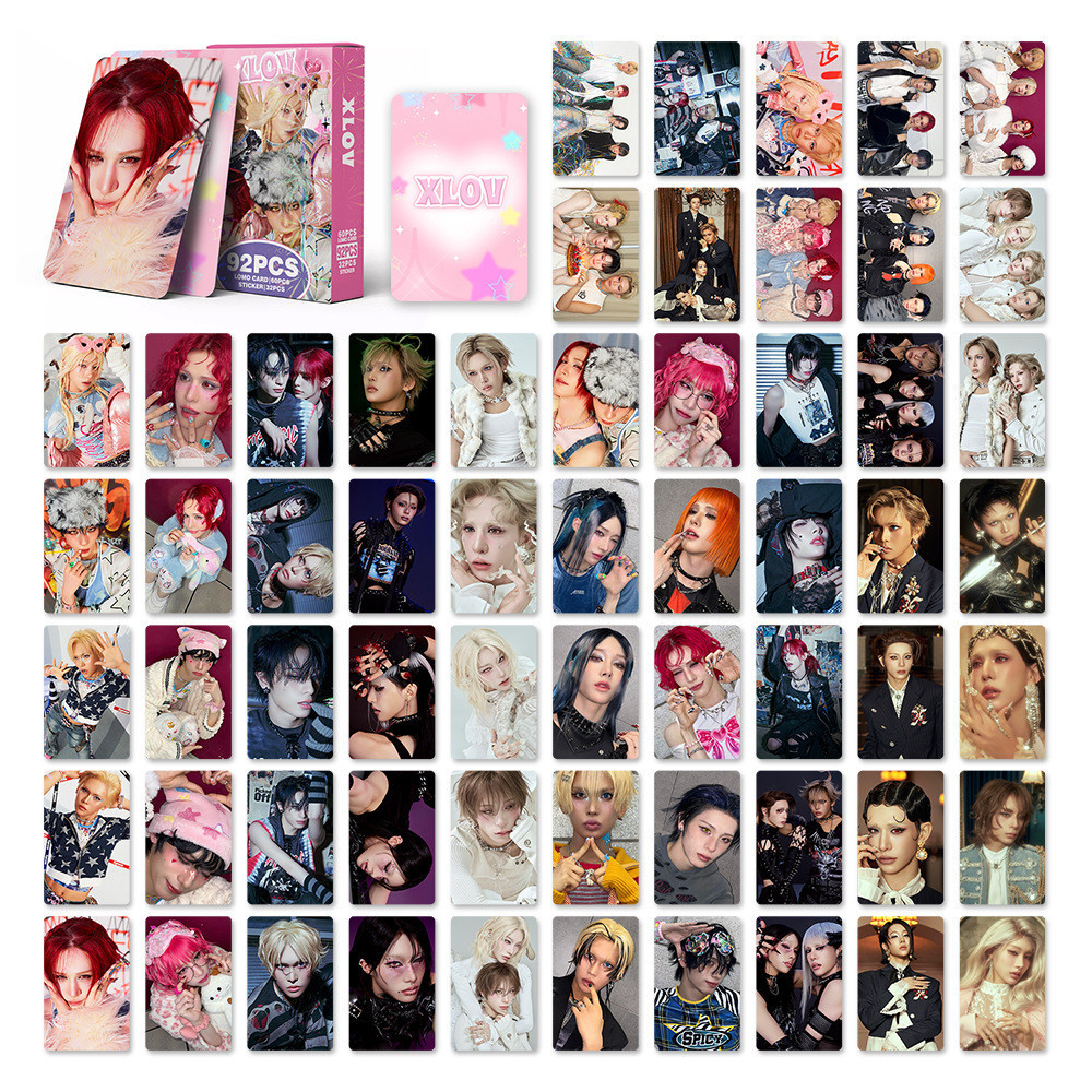 92 ชิ้น Cross-National Mens Group Photocards XLOV มินิอัลบั้ม 2 I GoKPOP สินค้าการ์ด LOMO