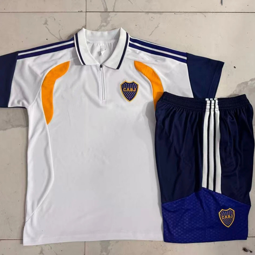 26/27 CABJ Boca Training Jersey ชุดเสื้อฟุตบอลโปโลกีฬาผู้ชาย