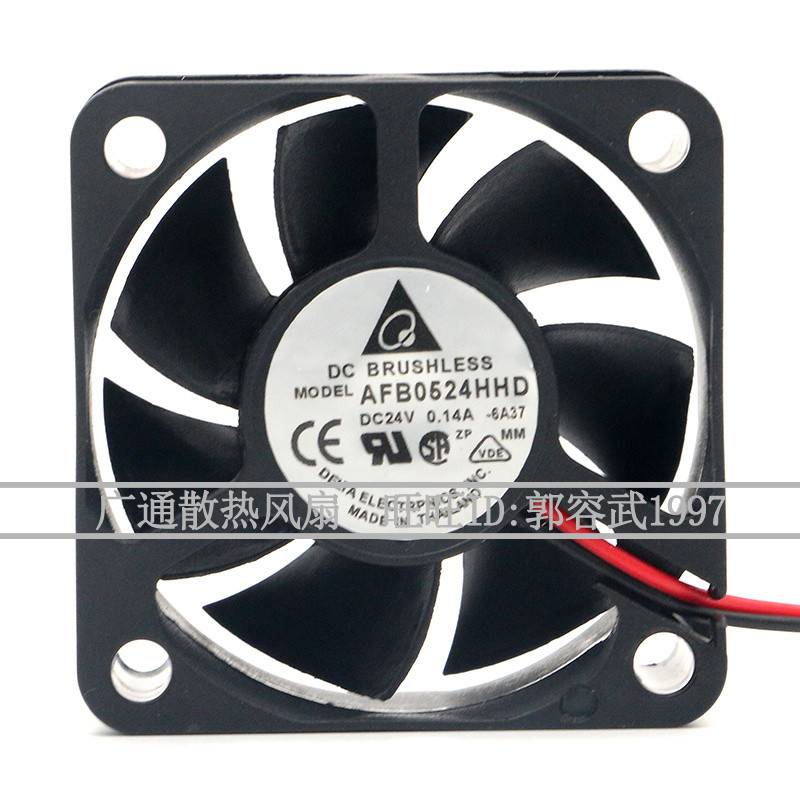 AFB0524HHD Original Delta 5020 24V 0.15A 5CM Dual Ball Inverter พัดลมเงียบ