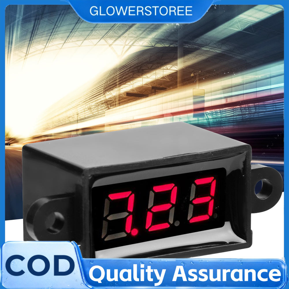 Glowerstoree-th Glowerstoree-th Fafeicy มิเตอร์วัดไฟ LED Display สำหรับ DC 3.0-30V (Font Backlit สีแ