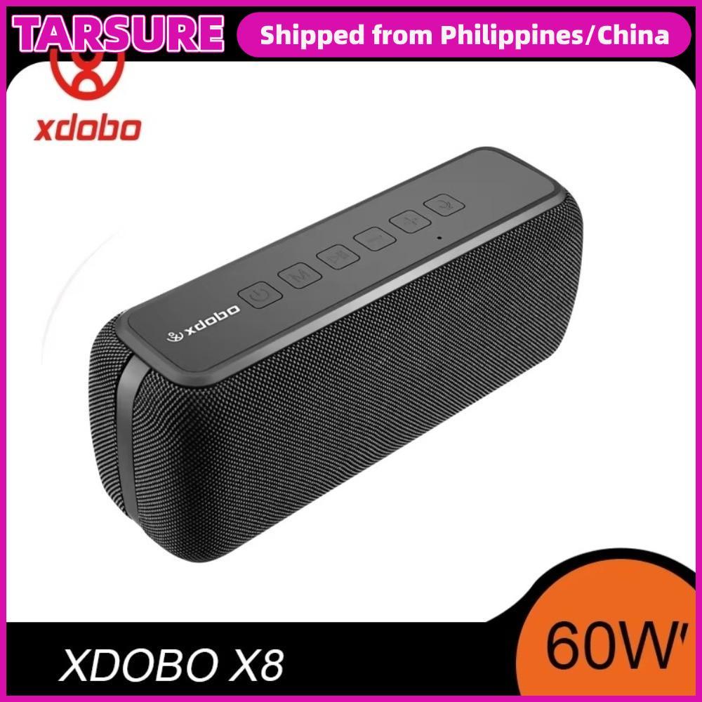 TARSUR ลําโพงบลูทูธ, Deep Bass 60W ซับวูฟเฟอร์บลูทูธ, XDOBO X8 6600mAh ลําโพงไร้สายกันน้ําสําหรับ Ca