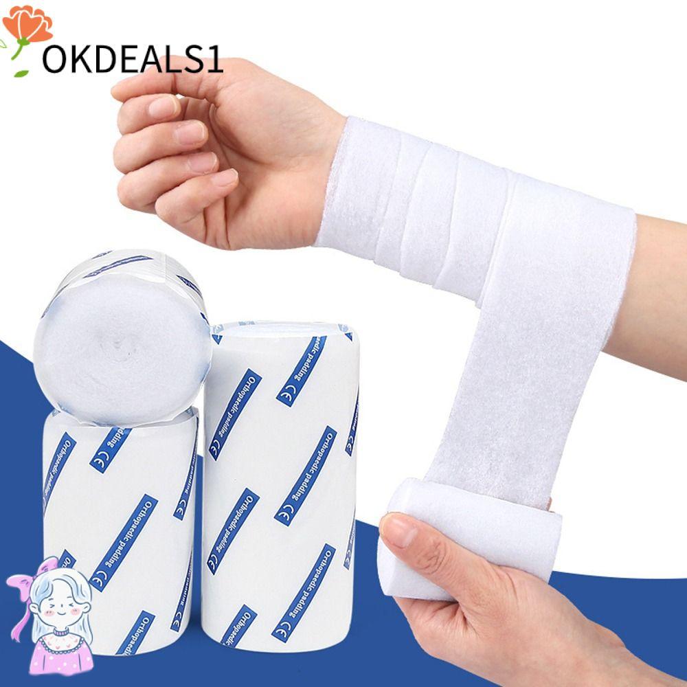 DEALSHOP Undercast Padding Roll, Absorbent Cotton Cast Padding Wrap, Breathable Soft Gauze Roll