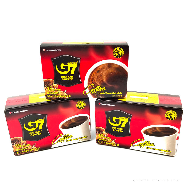 2026 สินค้าใหม่เวียดนาม Central Plains G7 American Fat Low ซูโครสฟรีกาแฟดําบริสุทธิ์ 30g Fitness Pow