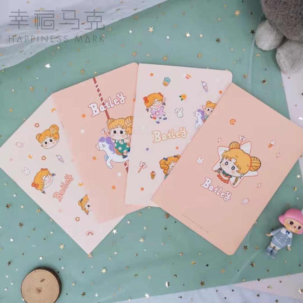 Qingyifang Miss B A5B5 ม้าขี่เล็บหนังสือนักเรียนสมุดภาพเส้นแนวนอน Notepad Notepad สไตล์มือวาดสด