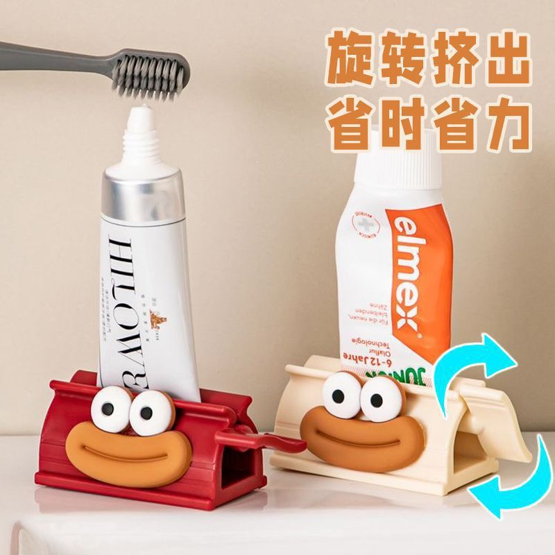 ที่บีบยาสีฟัน Lazy Toothpaste Squeezer Handy Tool Sausage Mouth Squeeze Facial Cleanser คู่มือห้องน้ํา