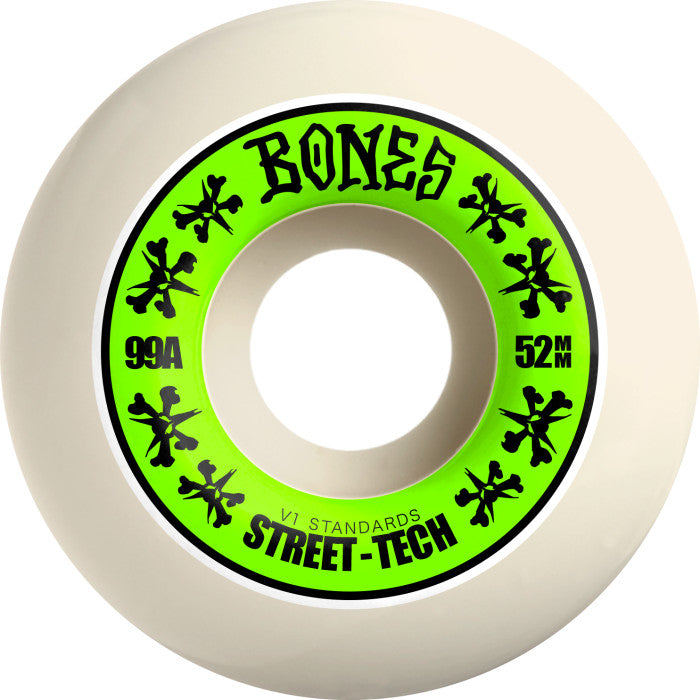 Bones Street Tech Formula Standard 99A V1 Skateboard Wheels 52mm