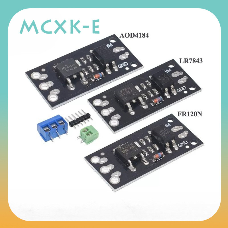 การแยก MOSFET MOSFET MOS Pipe Field Effect Pipe Module เปลี่ยนรีเลย์ FR120N LR7843 D4184