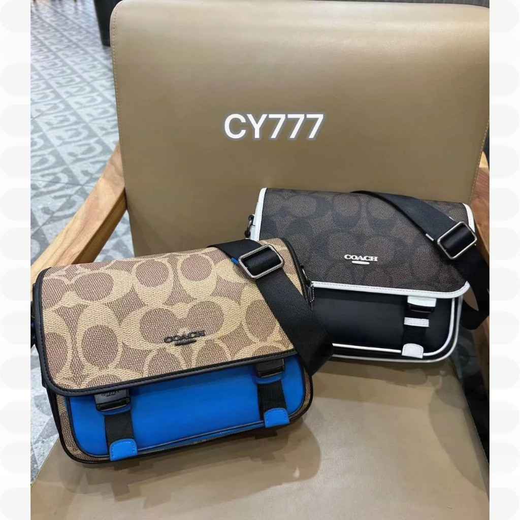 Mens Shoulder Bag 28 กระเป๋าสะพายข้าง กระเป๋าผู้ชาย กระเป๋าแครอสบอดี้ใบกลาง CY777  C5O3A8D2H