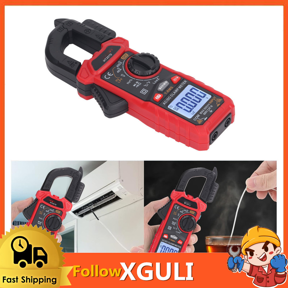 Xguli Gernie Digital Clamp Meter Fastener เครื่องทดสอบมัลติมิเตอร์ Ht207D วัดเมตร gerniegfp6t8rasy