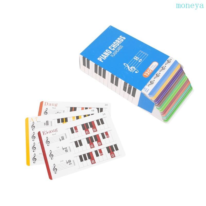 Mya Piano Chord Mastery Flashcards Set เหมาะสําหรับนักดนตรีและครูที่สร้างแรงบันดาลใจ