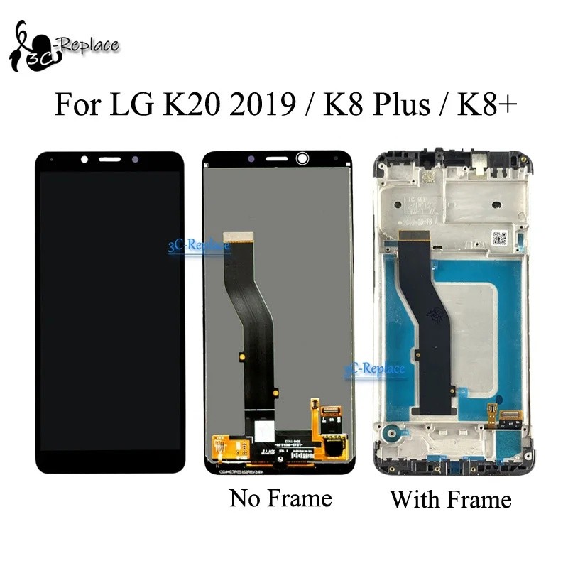 5.45 นิ้วสําหรับ LG K20 2019 / K8 Plus / K8+ LCD DIsplay Touch Screen Digitizer Assembly อะไหล่/พร้อ