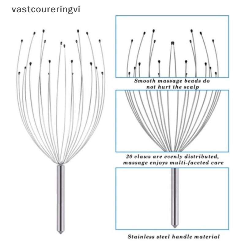 ERV เครื่องนวดหนังศีรษะ 20 กรงเล็บหัวนวด Scratcher เพื่อการผ่อนคลายลึก N