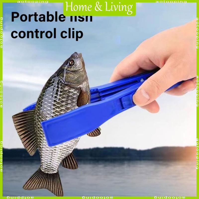 AOTOO ปลา Gripper พลาสติกตกปลาคีมผู้ถือปลาควบคุม Forceps Catcher Gripper