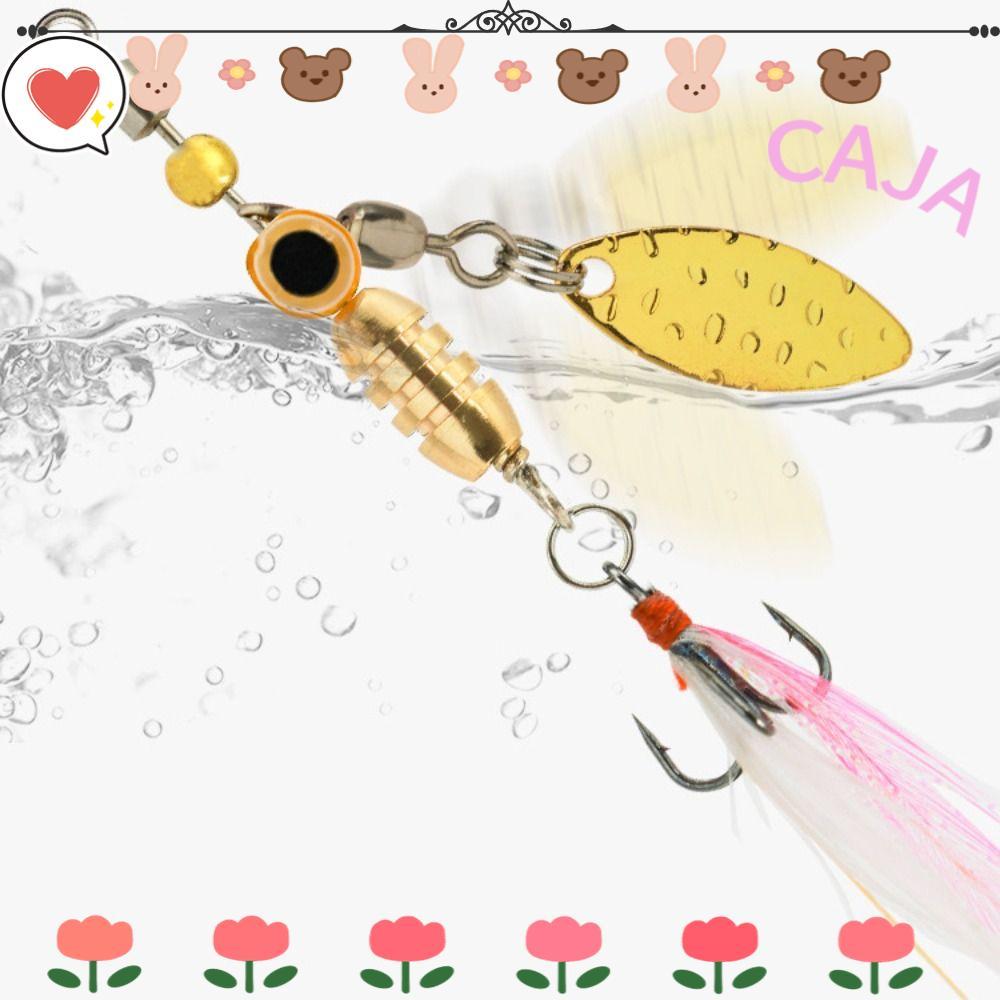 CAJA1 โลหะ VIB Lure, Sinking โลหะหมุน Spinner Sequins, เหยื่อตกปลาน้ําลึก 3.5g ยาว Cast Lure ประดิษฐ