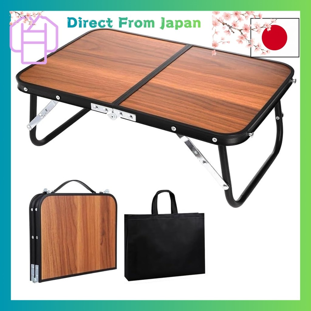 Camping Table Folding Low Table Outdoor Table Aluminum FD Table Mini Table 47×30cm with Storage Bag 