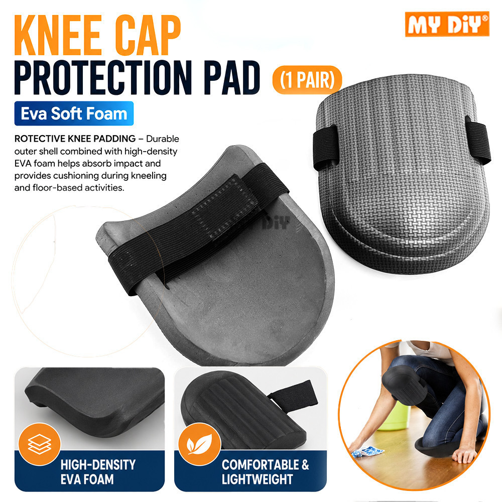 DIY Online4U - แผ่นรองป้องกันเข่าโฟมนุ่ม EVA 1 คู่ - แผ่นรองป้องกันเข่า Work Safety