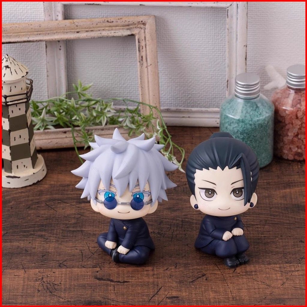 Jujutsu Kaisen Satoru Gojo Suguru Goyo Fushiguro Toji Chibi นั่ง Pose Action Figure เครื่องประดับ