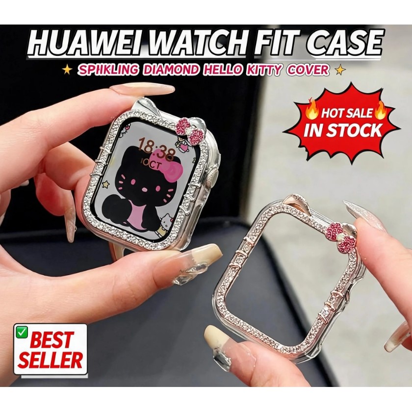 ค้นหาด่วนเหมาะสําหรับ Huawei Watch fit5, Pro fit5, Pro Fit4, Pro Fit4, 3kt cat diamond studded hollo