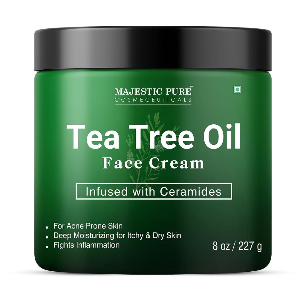 Majestic Pure Tea Tree Face Cream - 8 Oz 9MY9