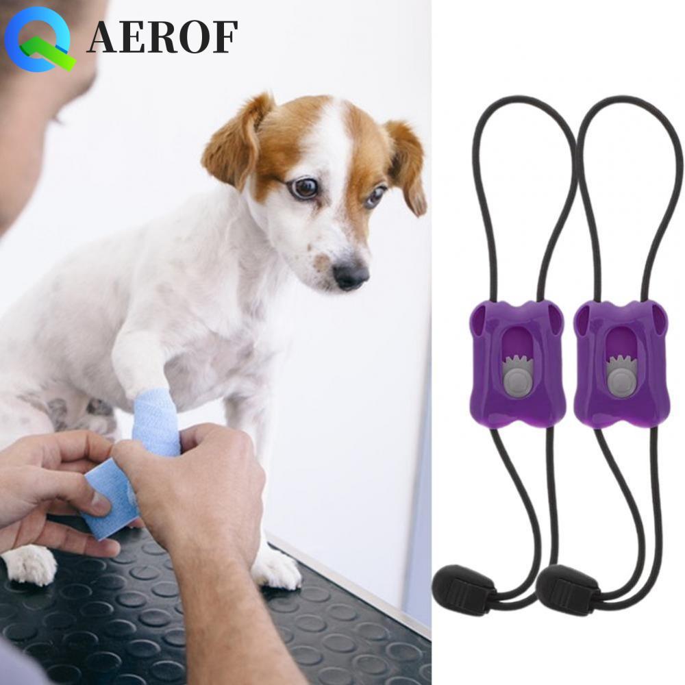 AEROF สัตว์ Tourniquet Professional 2 ชิ้น Quick Release พลาสติกปรับฉุกเฉิน Tourniquet