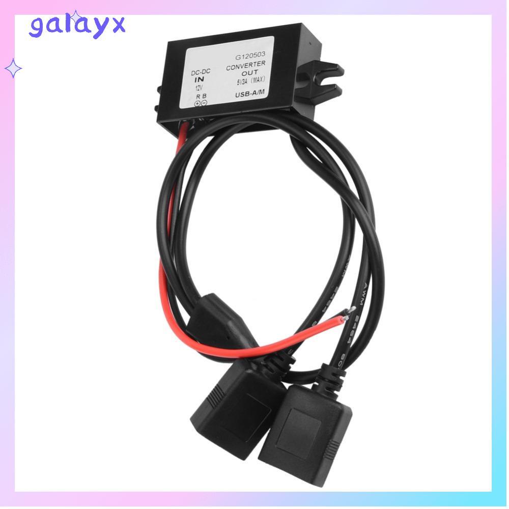 GALAYX DC-DC Converter, 15W 12V to 5V Step Down Converter, แบบพกพา 3A เอาต์พุต USB Power Supply หน้า