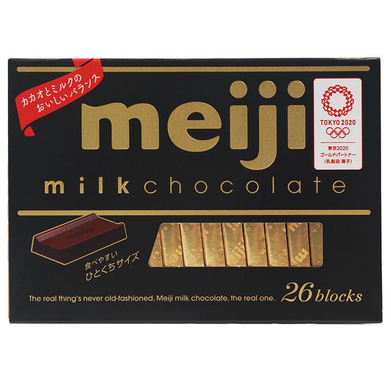 เมจิช็อกโกแลตนม 120กรัม Meiji Milk Chocolate 120g.