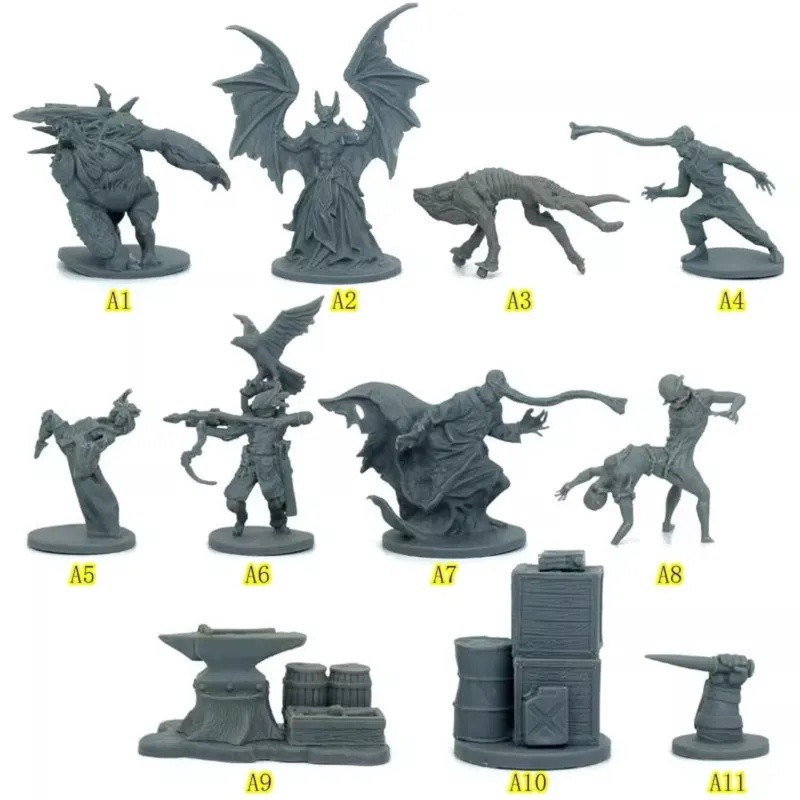 LJJ TRPG เกมกระดาน miniatures Cthulhu Death May Die สั่งซื้อนักล่าแวมไพร์ Grelrok LORD MARDU Varacol