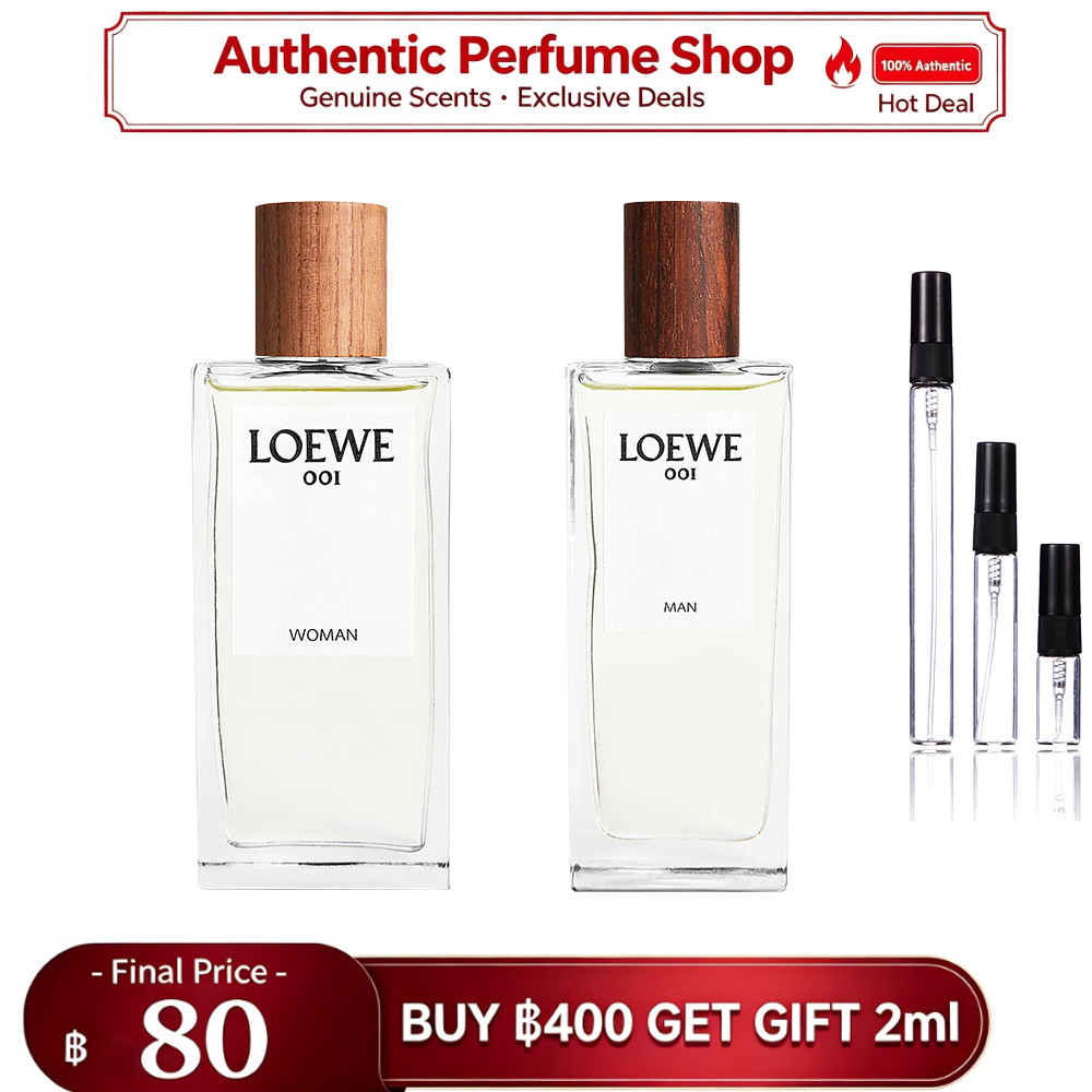 🚀แบ่งขายน้ำหอมแบรนด์แท้ 100% 001 Man & 001 Woman EDT 2ml/5ml/10ml น้ําหอมแท้