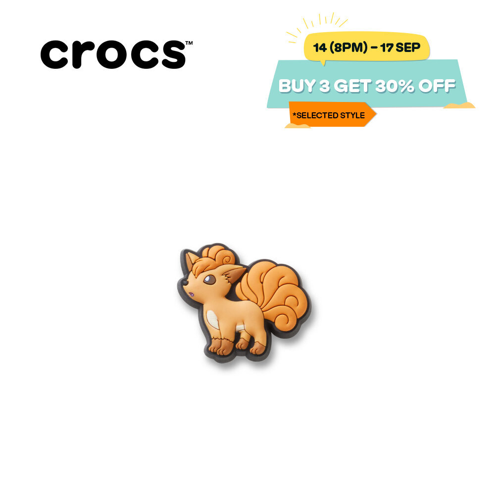 CROCS จระเข้ โปเกมอน Vulpix Jibbitz