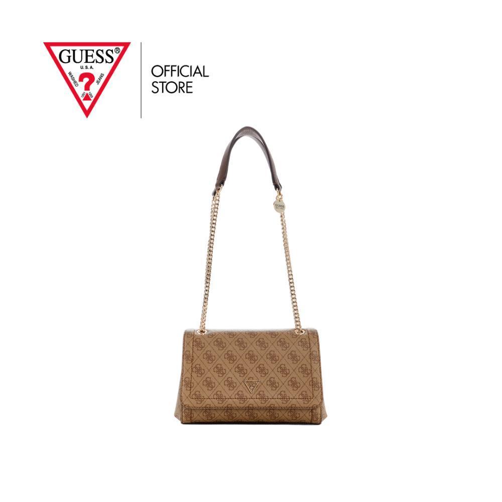 กระเป๋า Guess รุ่น BG967221 NOELLE II CNVRTBLE XBODY FLAP สีน้ำตาล