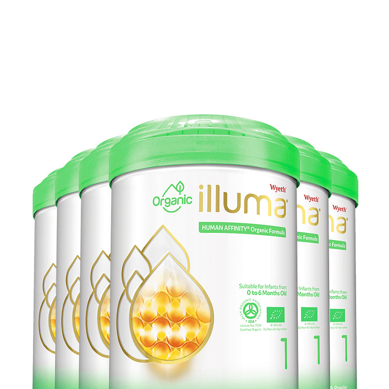 [ดําเนินการด้วยตนเอง] Wyeth Wyeth Wyeth Organic 1 Segment Milk Powder (0-6 เดือน) * 6 นําเข้าทารก On