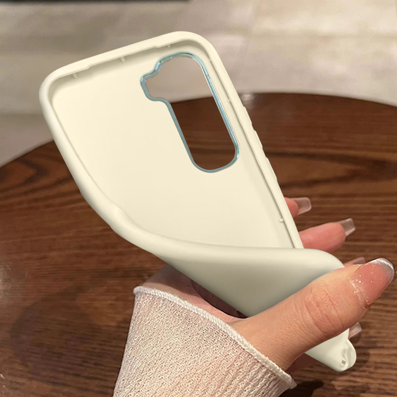 แฟชั่น Simple สีทึบซิลิโคน Soft Case Infinix HOT 60 50 Pro + Plus 60i 50i 4G 5G ปลอกป้องกัน Big Hole กรอบกล้องกันกระแทก ราคา ถูกที่สุด ดีลบีเคเค แกลเลอรีภาพที่ 5