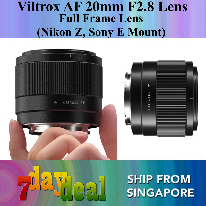 Viltrox AF 20mm F/2.8 เลนส์ฟูลเฟรม E FE / Z Mount F2.8TH99 H9SZ