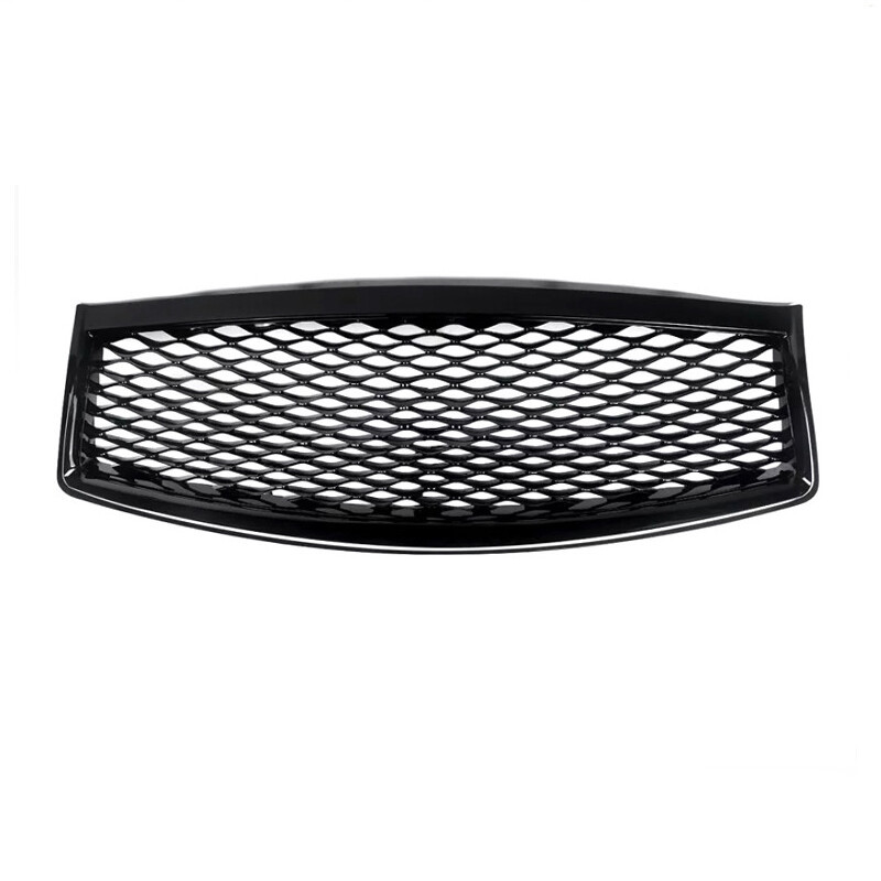 ABS สีดํากันชนหน้ากระจังหน้ากลาง 1PC สําหรับ 2014-2016 Infiniti Q50 V37 ซีดาน