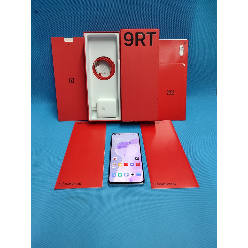 สําเร็จรูปใหม่ OnePlus 9RT Hacker Silver 12+256G Yuanshen โทรศัพท์ภาพ