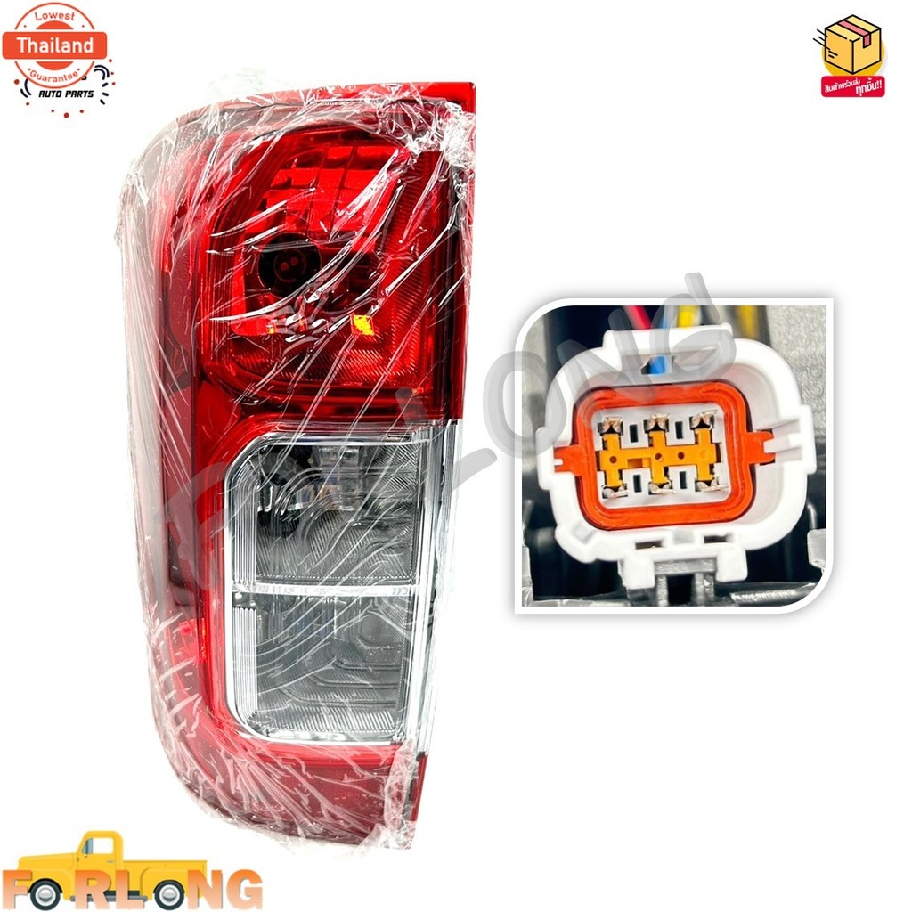 ไฟท้าย NISSAN NAVARA NP300 year 2014-2021 ไม่มีหลอดไฟ *กรุณาเลือกข้าง* JL58-004-L - JL58-003-R