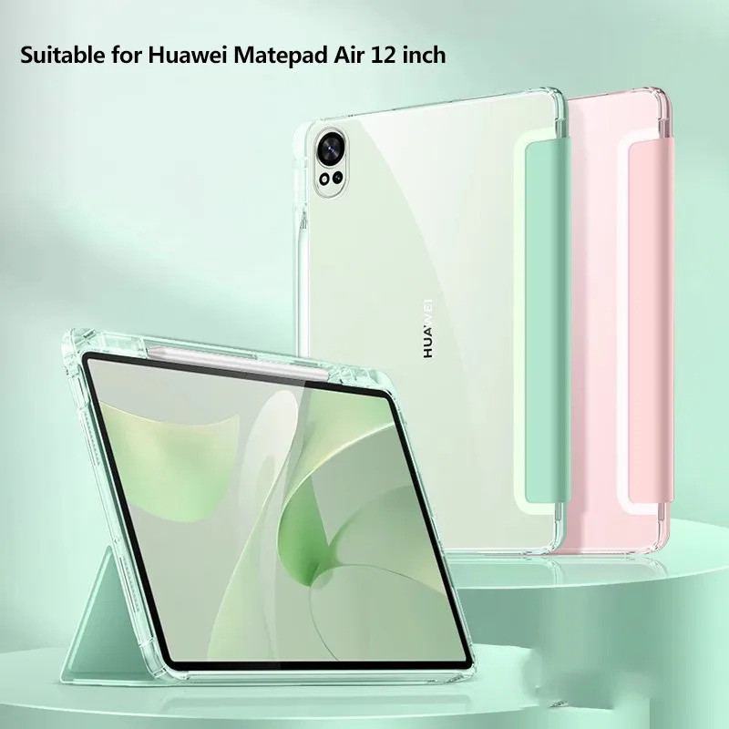 สําหรับ Huawei Matepad 12x 2025 12 นิ้ว 12 X พร้อมที่ใส่ดินสอ Soft Back Stand แท็บเล็ต Funda สําหรับ