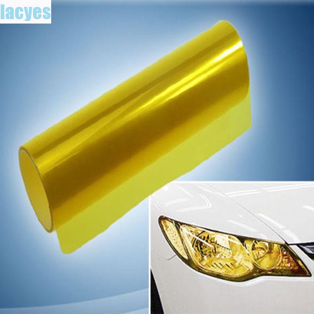 LACYES Film ANY ไฟท้ายสีเหลืองเคลือบเงาหมอกทนทานไฟหน้าร้อน