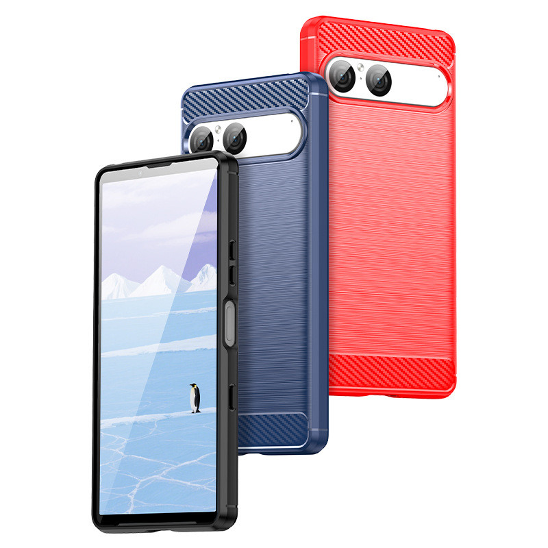 เหมาะสําหรับเคสโทรศัพท์ Sony Xperia 10 VII Sony Xperia 10 VII เคสกันกระแทกคาร์บอนไฟเบอร์