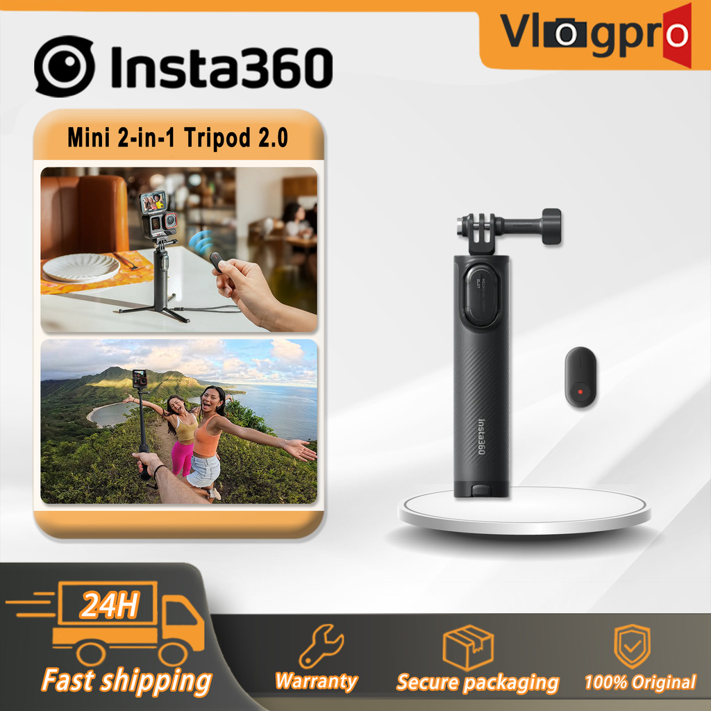 Insta360 Mini 2-in-1 ขาตั้งกล้อง 2.0 สําหรับ Insta360 X5/Ace Pro 2/X4/GO 3S/X3/Insta360 Link 2C