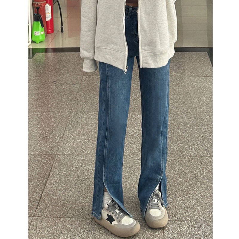 MVP กางเกงยีนส์ทรงกระบอกใหญ่ รุ่น Vogue Jeans~จัดส่งด่วน