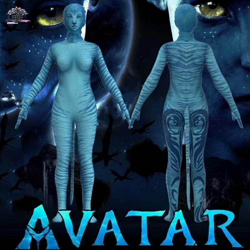 JEREMY1 Avatar Jumpsuit สําหรับผู้หญิงภาพยนตร์ตลก Avatar The Way of Water Rompers ฮาโลวีนเครื่องแต่ง