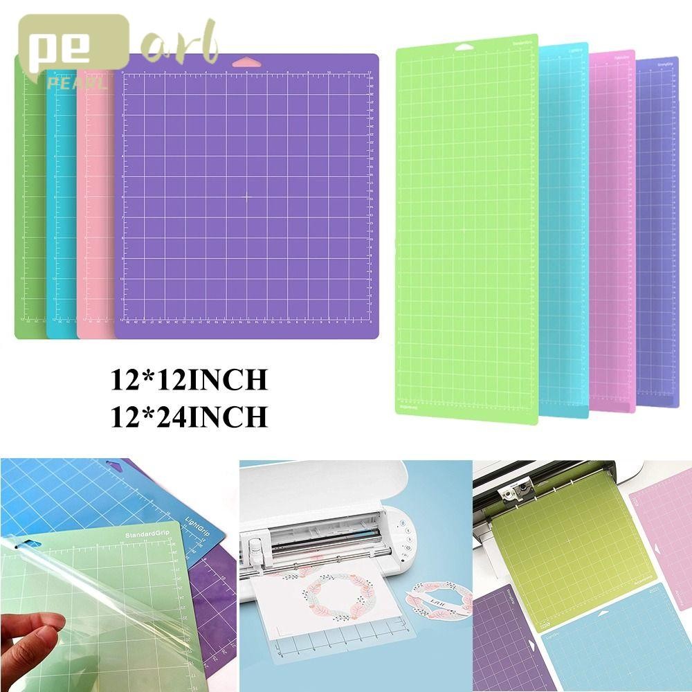 แผ่นรองตัด PEARLTH แผ่นรองตัด PVC สต็อกการ์ดหนา ตัวอักษรกาว Cameo Silhouette แบบพกพา|แผ่นรองสําหรับเ