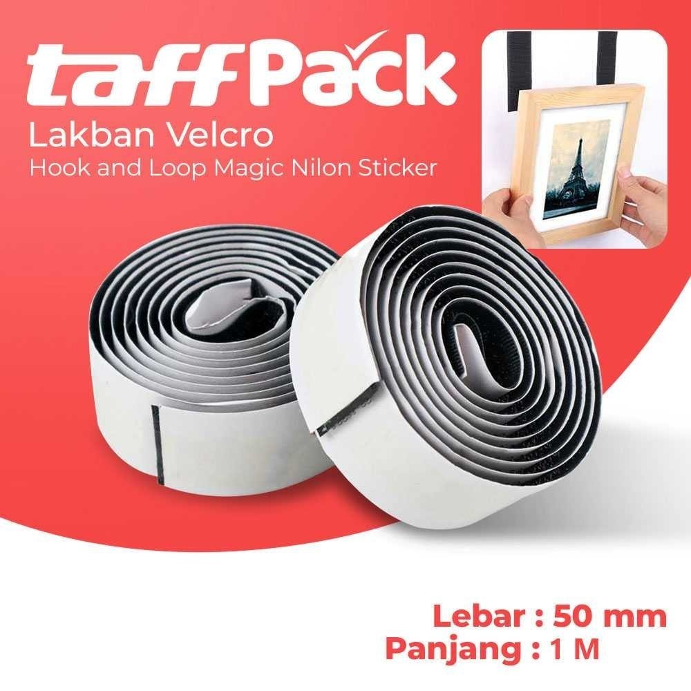 TaffiPACK Velcro Hook and Loop Magic Nylon Sticker 1M - ZNK006